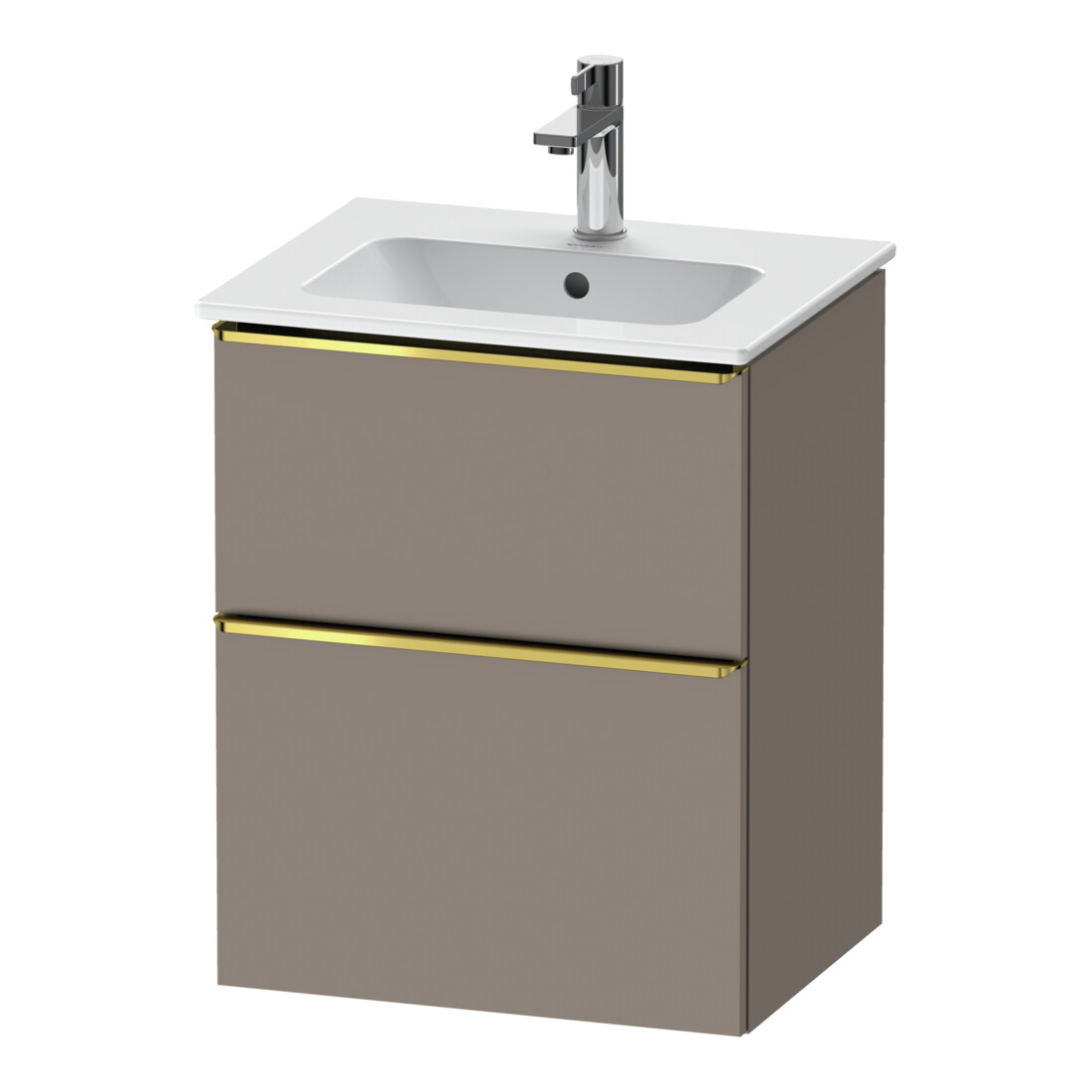 Duravit Meuble sous-lavabo D-Neo 51x40,2 cm, 1 porte, 1 tiroir, blanc poli/Bas ma