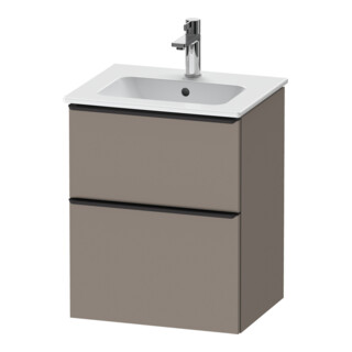 Duravit Meuble sous-lavabo D-Neo 51x40,2 cm, 1 porte, 1 tiroir, bois, noir/Bas ma