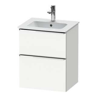 Duravit Meuble sous-lavabo D-Neo 51x40,2 cm, 1 porte, 1 tiroir, suspendu, chr/blc ma