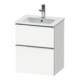 Duravit Meuble sous-lavabo D-Neo 51x40,2 cm, 1 porte, 1 tiroir, suspendu, chr/blc ma-1
