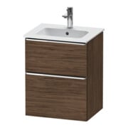 Duravit Meuble sous-lavabo D-Neo 51x40,2 cm, 1 porte, 1 tiroir, wd, ch/nb foncé
