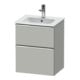 Duravit Meuble sous-lavabo D-Neo 51x40,2 cm, 1 porte, 1 tiroir, wd, chr/béton ma-1