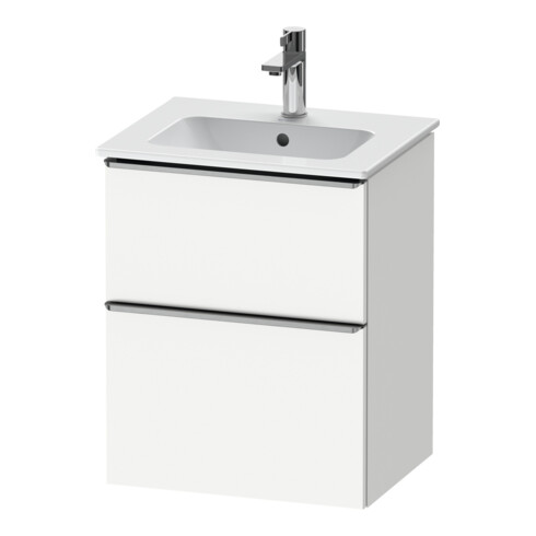 Duravit Meuble sous lavabo D-Neo 51x40,2 cm, 1 porte, 1 tiroir, wd, ES blanc/gris ma