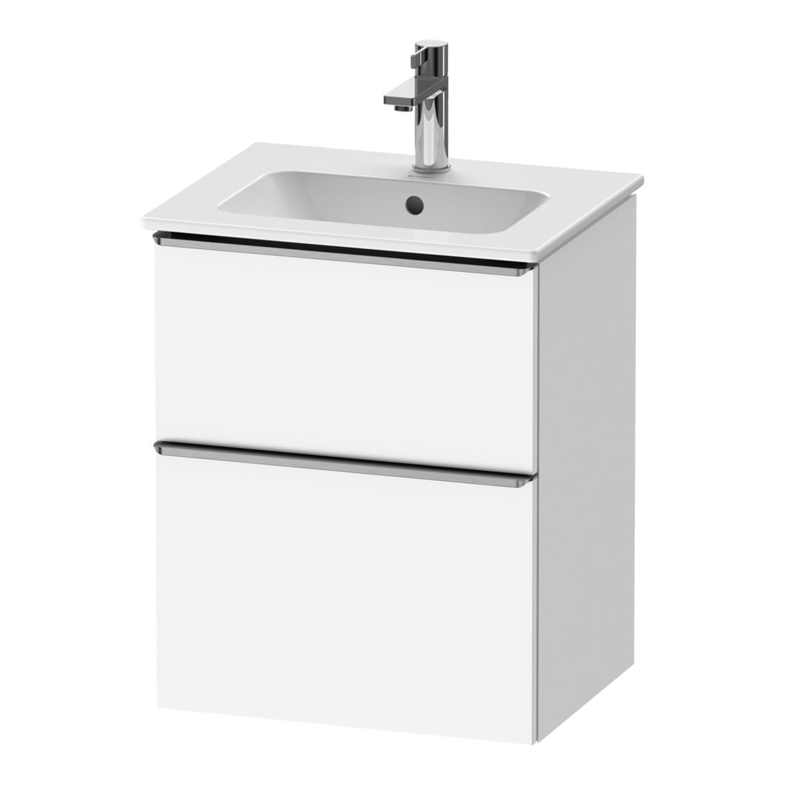 Duravit Meuble sous lavabo D-Neo 51x40,2 cm, 1 porte, 1 tiroir, wd, ES blanc/gris ma