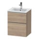 Duravit Meuble sous-lavabo D-Neo 51x40,2 cm, 1 porte, 1 tiroir, wd, ES geb/Ei ma-1