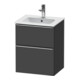 Duravit Meuble sous lavabo D-Neo 51x40,2 cm, 1 porte, 1 tiroir, wd, ES geb/Gra m-1