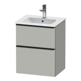Duravit Meuble sous-lavabo D-Neo 51x40,2 cm, 1 porte, 1 tiroir, wd, noir/gris ma