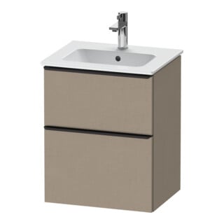Duravit Meuble sous lavabo D-Neo 51x40,2 cm, 1 porte, 1 tiroir, wd, noir/lin