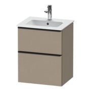 Duravit Meuble sous lavabo D-Neo 51x40,2 cm, 1 porte, 1 tiroir, wd, noir/lin