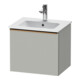 Duravit Meuble sous lavabo D-Neo 51x40,2x44 cm, 1 tiroir, bois, bronze vieilli/gris mat-1