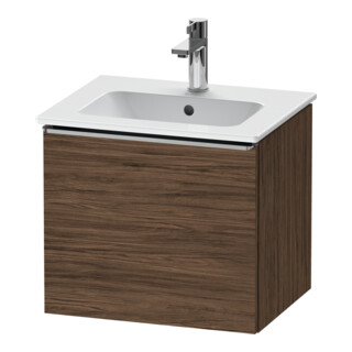 Duravit Meuble sous-lavabo D-Neo 51x40,2x44 cm, 1 tiroir, noyer foncé