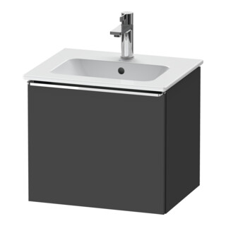 Duravit Meuble sous-lavabo D-Neo 51x40,2x44 cm, 1 tiroir, suspendu, chr/Grap ma