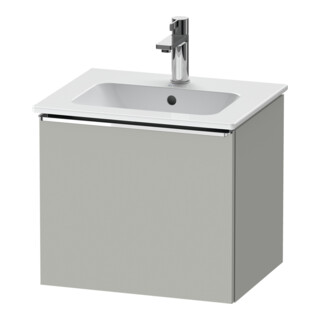 Duravit Meuble sous-lavabo D-Neo 51x40,2x44 cm, 1 tiroir, suspendu, chrome/béton ma
