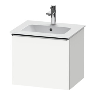 Duravit Meuble sous-lavabo D-Neo 51x40,2x44 cm, 1 tiroir, suspendu, ES blanc/gris mat