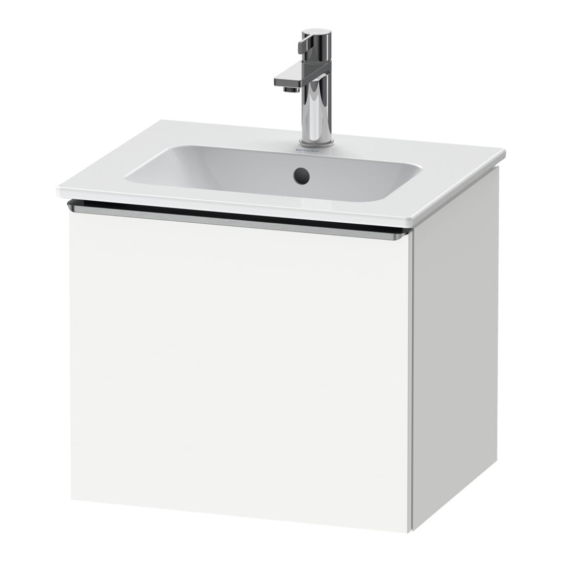 Duravit Meuble sous-lavabo D-Neo 51x40,2x44 cm, 1 tiroir, suspendu, ES blanc/gris mat