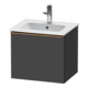 Duravit Meuble sous-lavabo D-Neo 51x40,2x44 cm, 1 tiroir, wd, b chêne/graphite ma-1