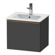 Duravit Meuble sous-lavabo D-Neo 51x40,2x44 cm, 1 tiroir, wd, b chêne/graphite ma