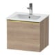 Duravit Meuble sous lavabo D-Neo 51x40,2x44 cm, 1 tiroir, wd, g pol/chêne marbré-1