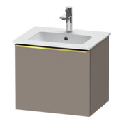 Duravit Meuble sous lavabo D-Neo 51x40,2x44 cm, 1 tiroir, wd, laqué or/ma basalte