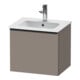 Duravit Meuble sous-lavabo D-Neo 51x40,2x44 cm, 1 tiroir, wd, noir/Basalte ma-1