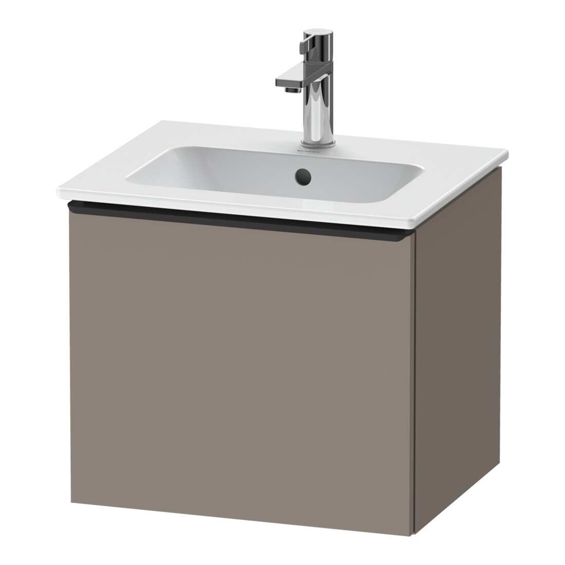 Duravit Meuble sous-lavabo D-Neo 51x40,2x44 cm, 1 tiroir, wd, noir/Basalte ma