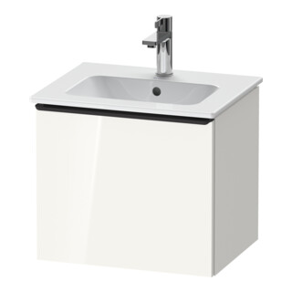 Duravit Meuble sous-lavabo D-Neo 51x40,2x44 cm, 1 tiroir, wd, noir/blanc hgl