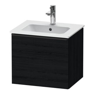 Duravit Meuble sous-lavabo D-Neo 51x40,2x44 cm, 1 tiroir, wd, noir/chêne sw