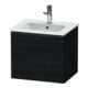 Duravit Meuble sous-lavabo D-Neo 51x40,2x44 cm, 1 tiroir, wd, noir/chêne sw-1