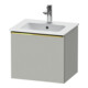 Duravit Meuble sous-lavabo D-Neo 51x40,2x44 cm, 1 tiroir, wd, or poli/gris mat-1