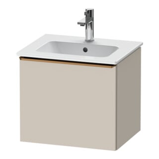Duravit Meuble sous lavabo D-Neo 51x40,2x44cm, 1 tiroir, bois, bronze mat/Taupe