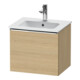 Duravit Meuble sous-lavabo D-Neo 51x40,2x44cm, 1 tiroir, suspendu, chr/chêne nat.-1