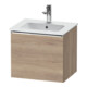 Duravit Meuble sous-lavabo D-Neo 51x40,2x44cm, 1 tiroir, wd, chr/chêne marbré-1