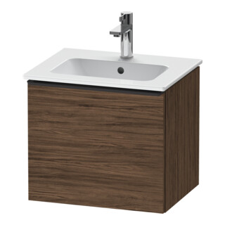 Duravit Meuble sous-lavabo D-Neo 51x40,2x44cm, 1 tiroir, wd, noir/noisette foncé