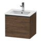 Duravit Meuble sous-lavabo D-Neo 51x40,2x44cm, 1 tiroir, wd, noir/noisette foncé-1