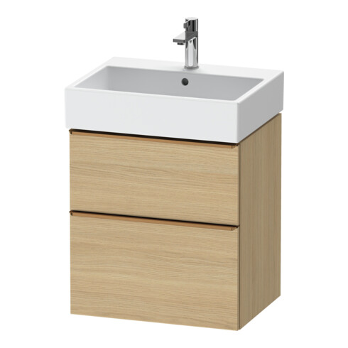 Duravit Meuble sous-lavabo D-Neo 58,4x44,2 cm, b geb/Ei N, 1 porte, 1 tiroir