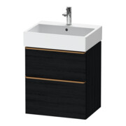 Duravit Meuble sous-lavabo D-Neo 58,4x44,2 cm, b geb/Ei s, 1 porte, 1 tiroir