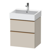 Duravit Meuble sous lavabo D-Neo 58,4x44,2 cm, blanc brillant, 1 porte, 1 tiroir