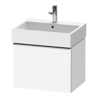 Duravit Meuble sous-lavabo D-Neo 58,4x44,2 cm, blanc brillant, 1 tiroir, suspendu