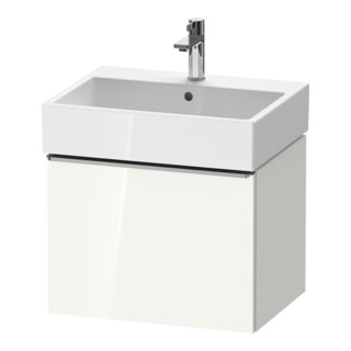 Duravit Meuble sous-lavabo D-Neo 58,4x44,2 cm, blanc brillant, 1 tiroir, suspendu