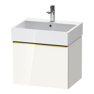 Duravit Meuble sous-lavabo D-Neo 58,4x44,2 cm, blanc brillant, 1 tiroir, suspendu