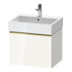 Duravit Meuble sous-lavabo D-Neo 58,4x44,2 cm, blanc brillant, 1 tiroir, suspendu-1