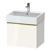 Duravit Meuble sous-lavabo D-Neo 58,4x44,2 cm, blanc brillant, 1 tiroir, suspendu