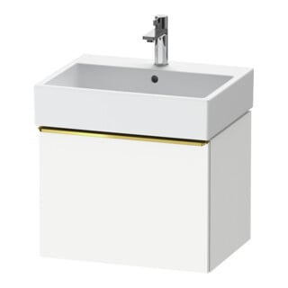 Duravit Meuble sous-lavabo D-Neo 58,4x44,2 cm, blanc brillant/mat, 1 tiroir, suspendu