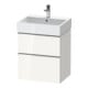 Duravit Meuble sous lavabo D-Neo 58,4x44,2 cm, c/w hgl, 1 tiroir, 1 coulissant-1