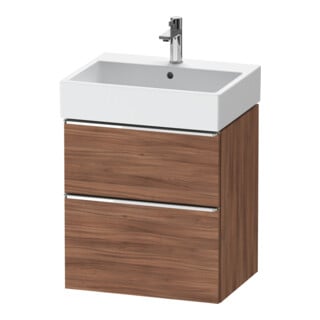 Duravit Meuble sous lavabo D-Neo 58,4x44,2 cm, chêne naturel, 1 tiroir, 1 coulissant