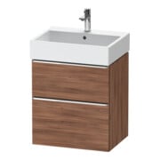 Duravit Meuble sous lavabo D-Neo 58,4x44,2 cm, chêne naturel, 1 tiroir, 1 coulissant
