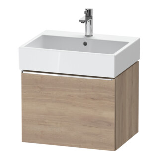 Duravit Meuble sous lavabo D-Neo 58,4x44,2 cm, chêne/oeuf marbré, 1 tiroir, suspendu