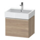 Duravit Meuble sous lavabo D-Neo 58,4x44,2 cm, chêne/oeuf marbré, 1 tiroir, suspendu-1