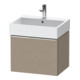 Duravit Meuble sous lavabo D-Neo 58,4x44,2 cm, chr/lin, 1 tiroir, suspendu-1