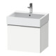 Duravit Meuble sous-lavabo D-Neo 58,4x44,2 cm, chrome/blanc, 1 tiroir, suspendu-1